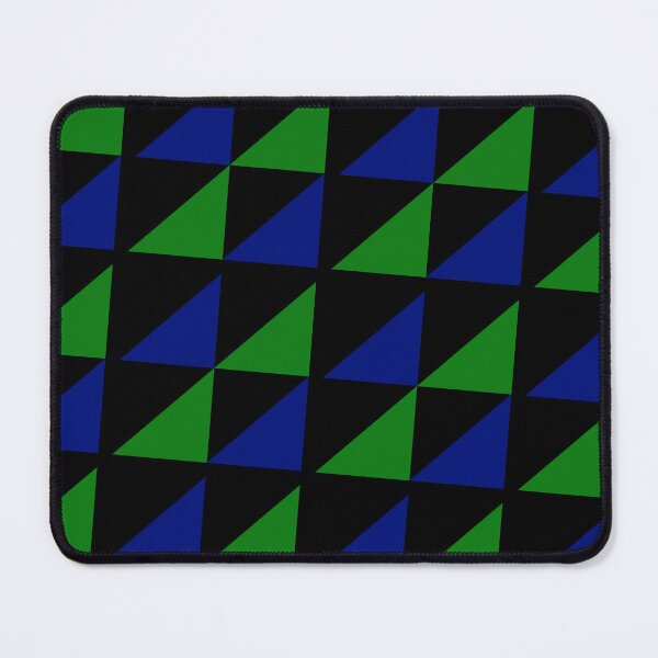 Item preview, Blue & Green Triangle Infinite Pyramid Supreme Templates Black designed and sold by Alchemy-A-La-G.
