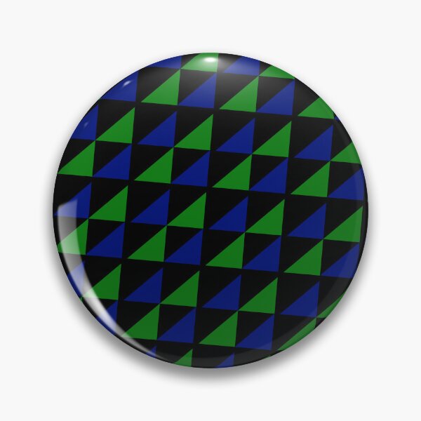Item preview, Blue & Green Triangle Infinite Pyramid Supreme Templates Black designed and sold by Alchemy-A-La-G.