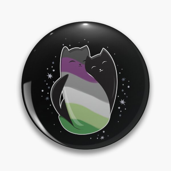 Item preview, Aroace Cat LGBT Asexual Aromantic Pride Flag designed and sold by Clara Hollins.