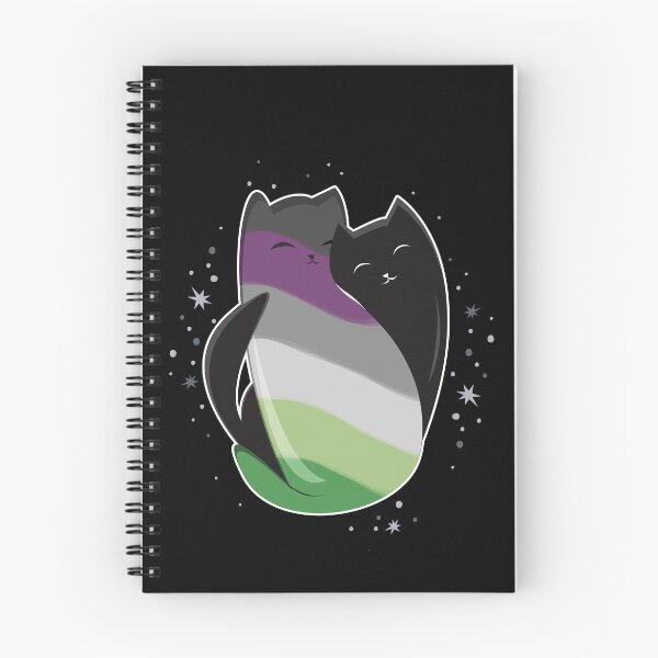 Item preview, Aroace Cat LGBT Asexual Aromantic Pride Flag designed and sold by Clara Hollins.