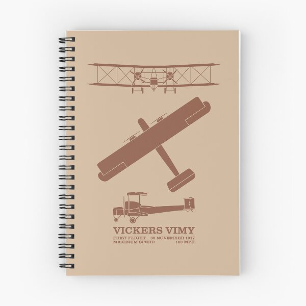Item preview, Vickers Vimy British Biplane Bomber Infographic Diagrams designed and sold by MilitaryMart.