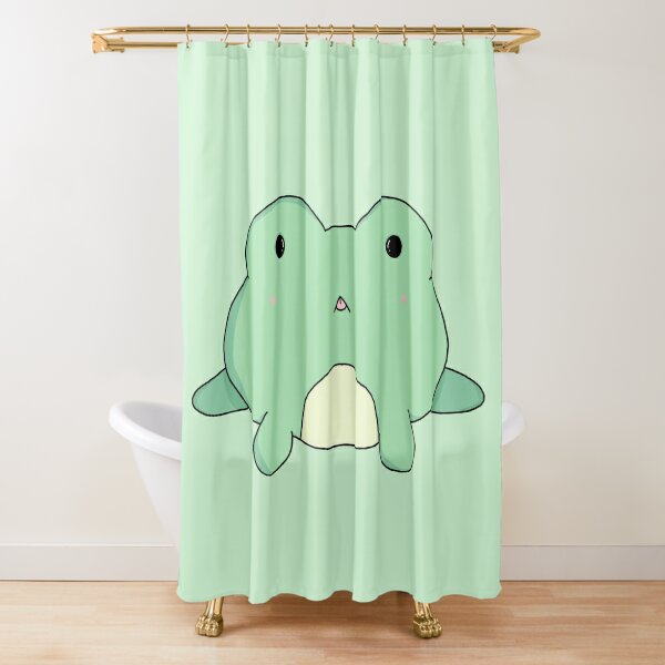 Cartoon Frog Shower Curtain Hooks（Set of 12）for Home Hotel