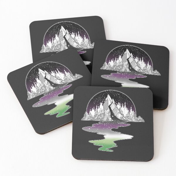 Item preview, Aroace River LGBT Asexual Aromantic Pride Flag designed and sold by Clara Hollins.