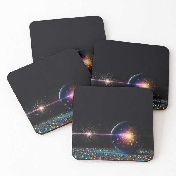 Item preview, Space marble: galaxy sparkle bokeh designed and sold by Cree8if.
