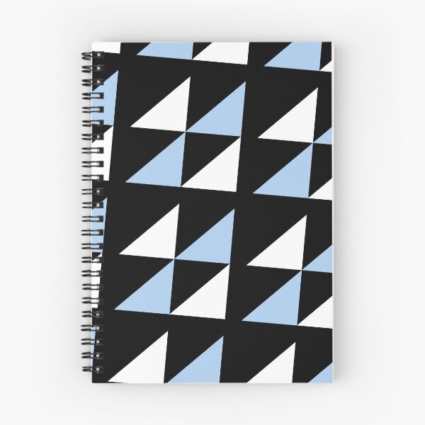 Item preview, Blue & White Triangle Infinite Pyramid Supreme Templates Black designed and sold by Alchemy-A-La-G.