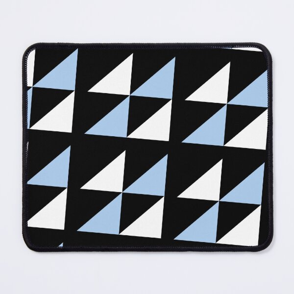 Item preview, Blue & White Triangle Infinite Pyramid Supreme Templates Black designed and sold by Alchemy-A-La-G.