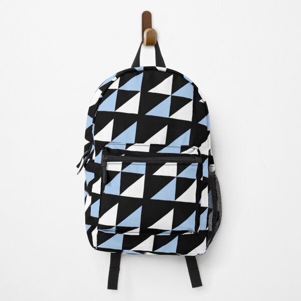 Item preview, Blue & White Triangle Infinite Pyramid Supreme Templates Black designed and sold by Alchemy-A-La-G.