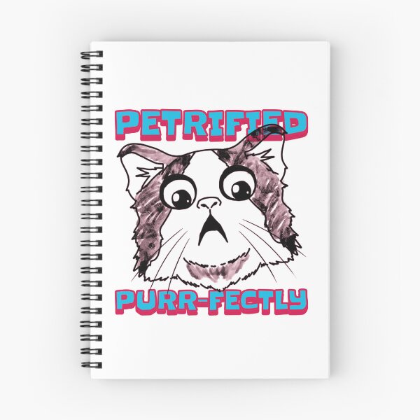 Item preview, Petrified Purr-fectly Funny Scared Cat designed and sold by LyricsWear.
