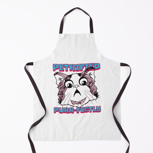 Item preview, Petrified Purr-fectly Funny Scared Cat designed and sold by LyricsWear.