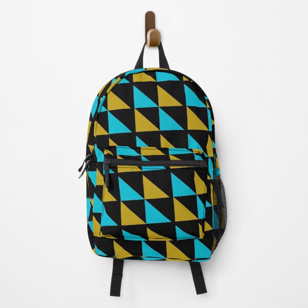 Item preview, Blue & Brown Triangle Infinite Pyramid Supreme Templates Black designed and sold by Alchemy-A-La-G.