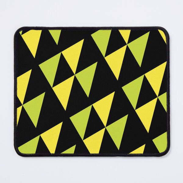 Item preview, Gold & Green Triangle Infinite Pyramid Supreme Templates Black designed and sold by Alchemy-A-La-G.