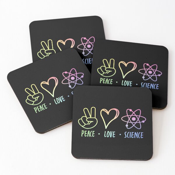 Item preview, Peace Love Science designed and sold by ScienceCorner.