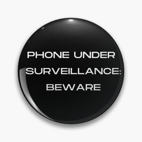 Item preview, Privacy Alert: Phone Case Signals Surveillance Awareness designed and sold by ArtComixHaven.