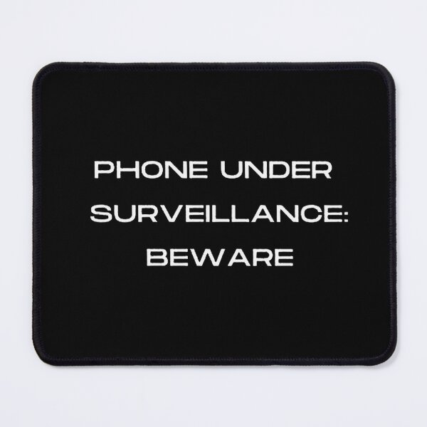 Item preview, Privacy Alert: Phone Case Signals Surveillance Awareness designed and sold by ArtComixHaven.