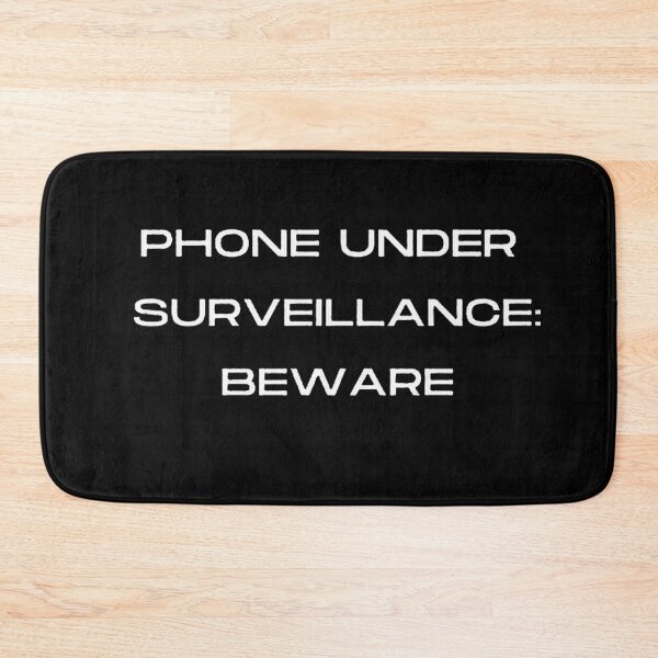 Item preview, Privacy Alert: Phone Case Signals Surveillance Awareness designed and sold by ArtComixHaven.