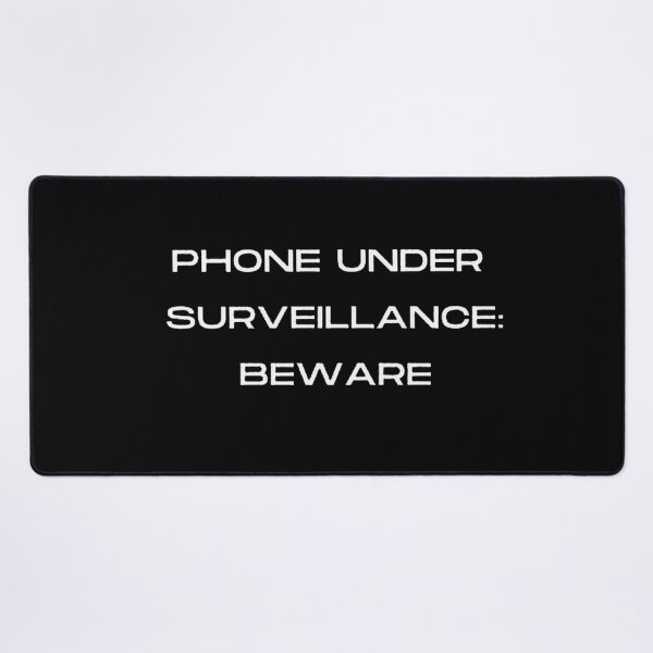 Item preview, Privacy Alert: Phone Case Signals Surveillance Awareness designed and sold by ArtComixHaven.