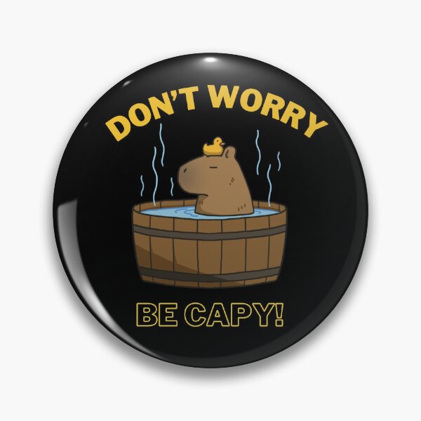 Item preview, Don't Worry Be Capy Funny Gift designed and sold by Smobee.