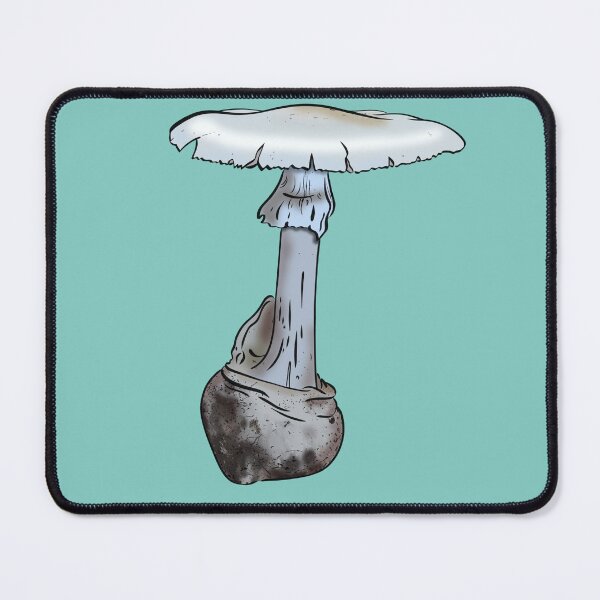 Item preview, Single Destroying Angel mushroom designed and sold by Cherie Brunetti.