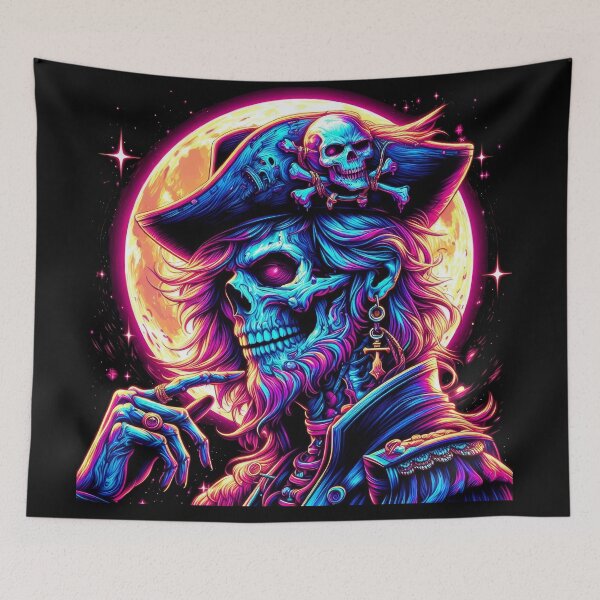 Item preview, Pirate Captain - neon designed and sold by NEUMANN ArtWear Boutique.