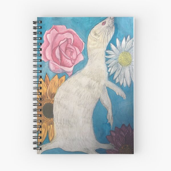 Item preview, Tinks in Summer -albino ferret designed and sold by TanyaSealeyArt.