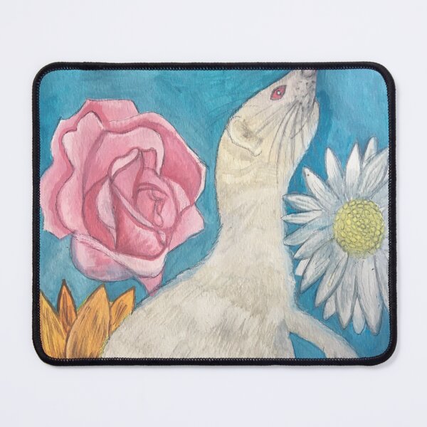 Item preview, Tinks in Summer -albino ferret designed and sold by TanyaSealeyArt.