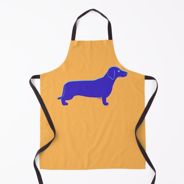 Item preview, Blue Dachschund Silhouette designed and sold by Shaza Creative.
