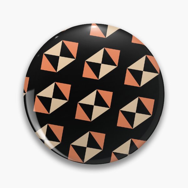 Item preview, Orange & Yellow Triangle Polygon Symbols Supreme Templates Black designed and sold by Alchemy-A-La-G.