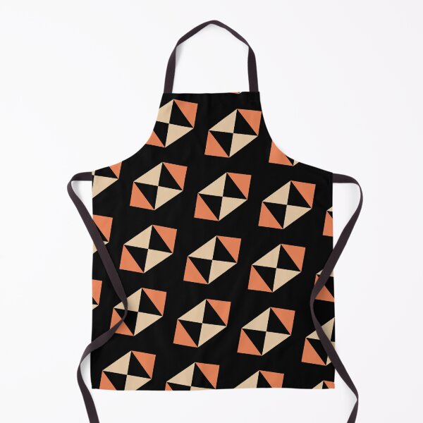 Item preview, Orange & Yellow Triangle Polygon Symbols Supreme Templates Black designed and sold by Alchemy-A-La-G.