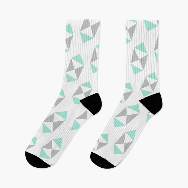 Item preview, Green & Grey Triangle Polygon Symbols Supreme Templates Black designed and sold by Alchemy-A-La-G.