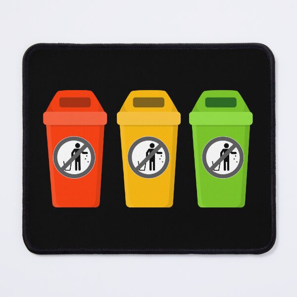 Item preview, Garbage bin cartoon  designed and sold by VibeStyleShop.