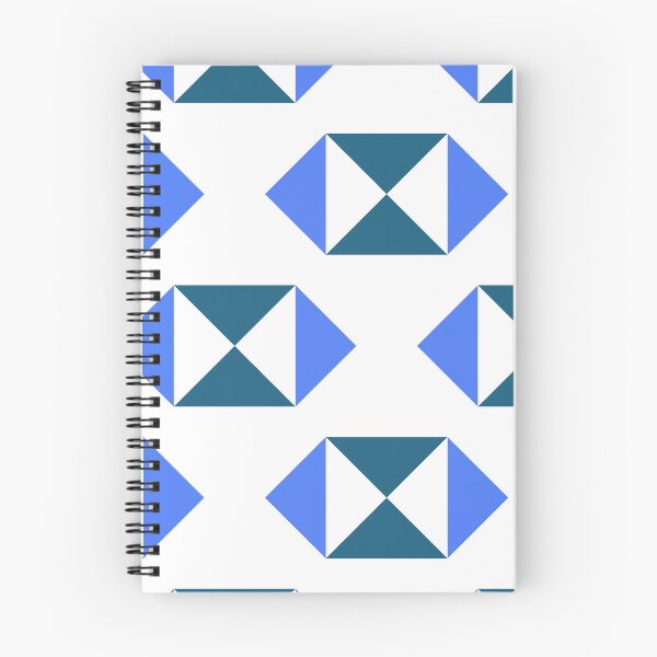 Item preview, Blue-Green & Blue Triangle Polygon Symbols Supreme Templates White designed and sold by Alchemy-A-La-G.