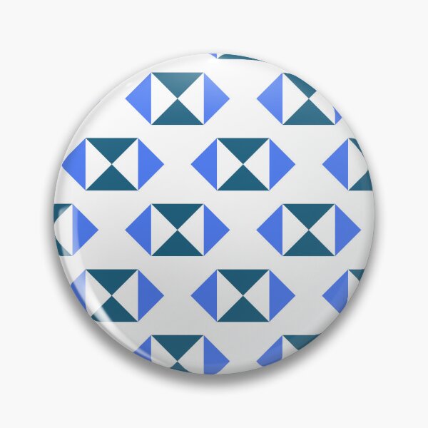 Item preview, Blue-Green & Blue Triangle Polygon Symbols Supreme Templates White designed and sold by Alchemy-A-La-G.
