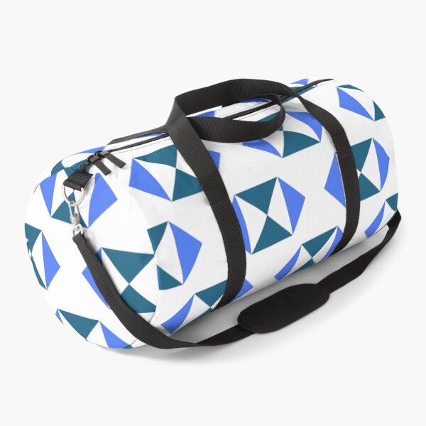Item preview, Blue-Green & Blue Triangle Polygon Symbols Supreme Templates White designed and sold by Alchemy-A-La-G.