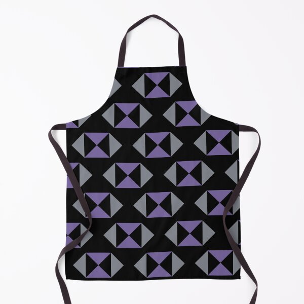 Item preview, Grey & Purple Triangle Polygon Symbols Supreme Templates Black designed and sold by Alchemy-A-La-G.