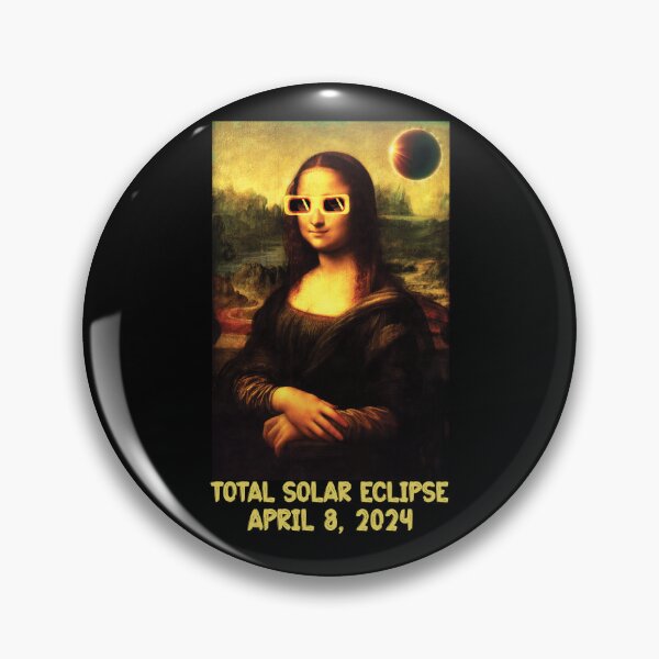 Item preview, Total Solar Eclipse April 8 2024 Mona Lisa Art Teacher designed and sold by stylesip.