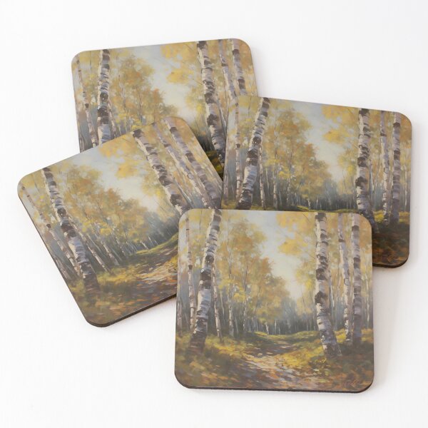 Item preview, birch grove ,oil designed and sold by elegantpaterns.