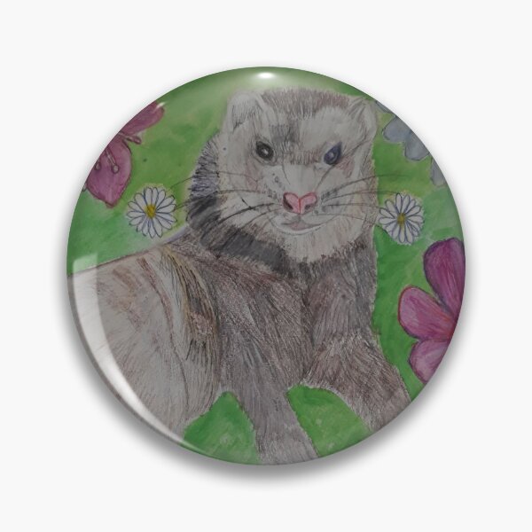 Item preview, Summer ferret designed and sold by TanyaSealeyArt.