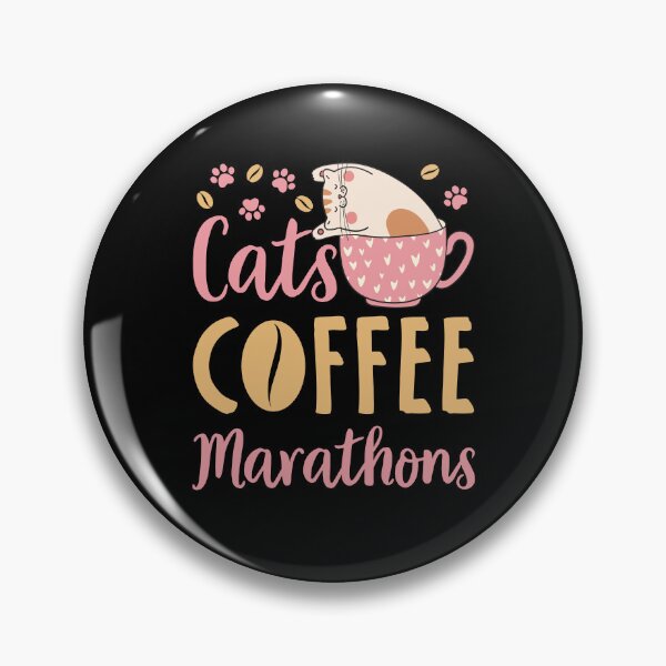 Item preview, Cats Coffee Marathons Marathon Runner designed and sold by jaygo.