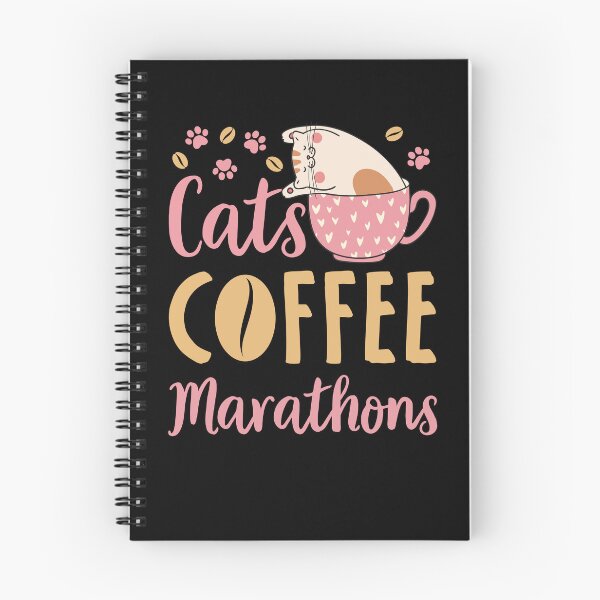 Item preview, Cats Coffee Marathons Marathon Runner designed and sold by jaygo.