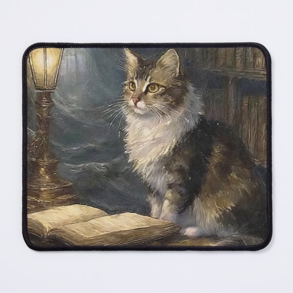 Item preview, Librarian Cat - Dark Academia designed and sold by EdCreates.