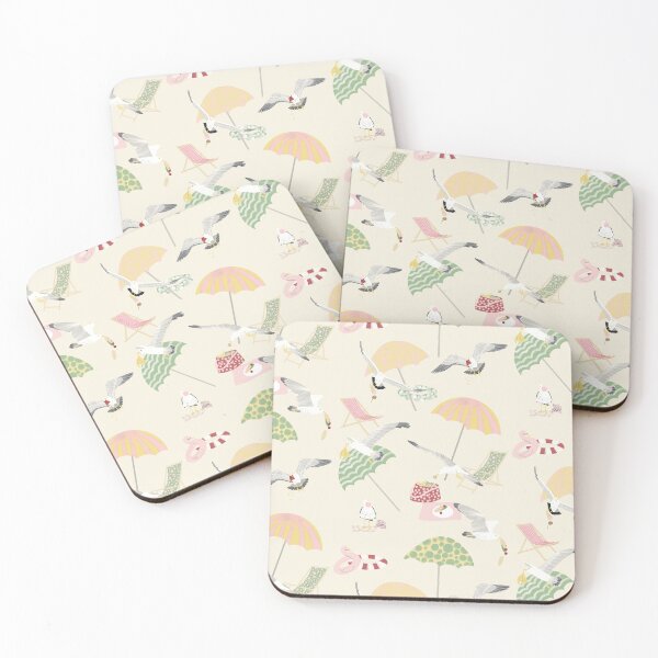 Item preview, Seagulls Stealing Food on the Beach designed and sold by Amy Hadden.
