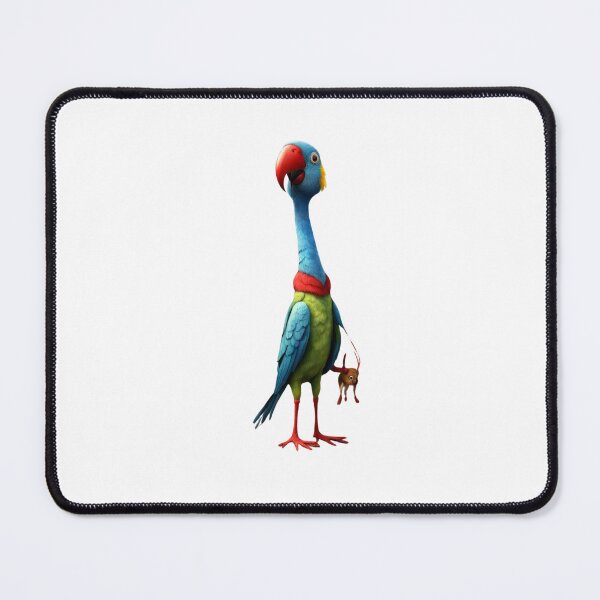 Item preview, Long neck cartoon parrot with handbag designed and sold by Coolparrotgirl.
