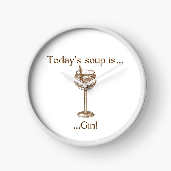 Item preview, Today’s soup is… Gin! designed and sold by Silver Lining Gift Co..