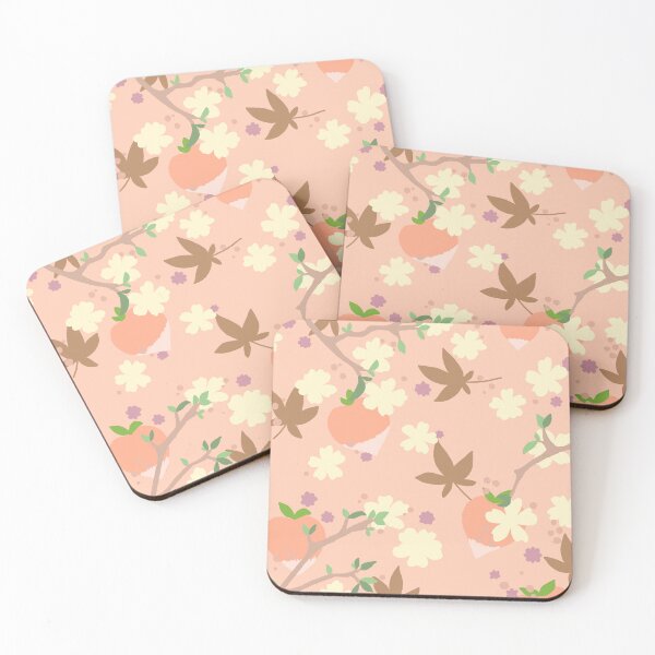 Item preview, maple leaf and peaches designed and sold by HOSHIIYOO.