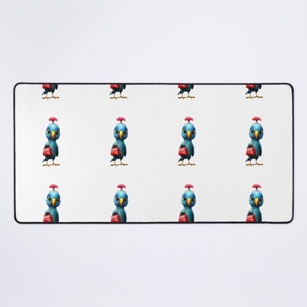 Item preview, Cartoon parrot with handbag and red hair designed and sold by Coolparrotgirl.