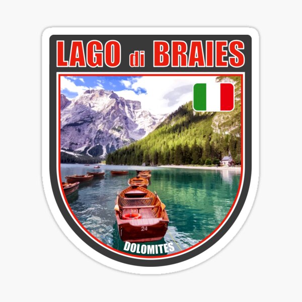 Item preview, Lago di Braies Dolomites Souvenir designed and sold by sticket-travel.