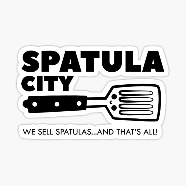 Spatula City Records Flipper Spatula Sticker