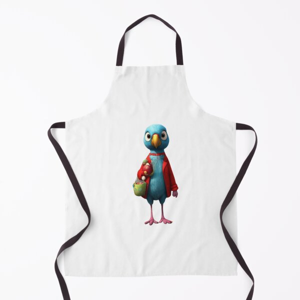 Item preview, Cartoon parrot with handbag and red jumper designed and sold by Coolparrotgirl.