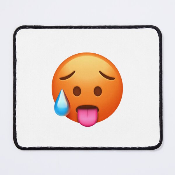 Item preview, Red Hot Face Emoji designed and sold by Sticker1Central.