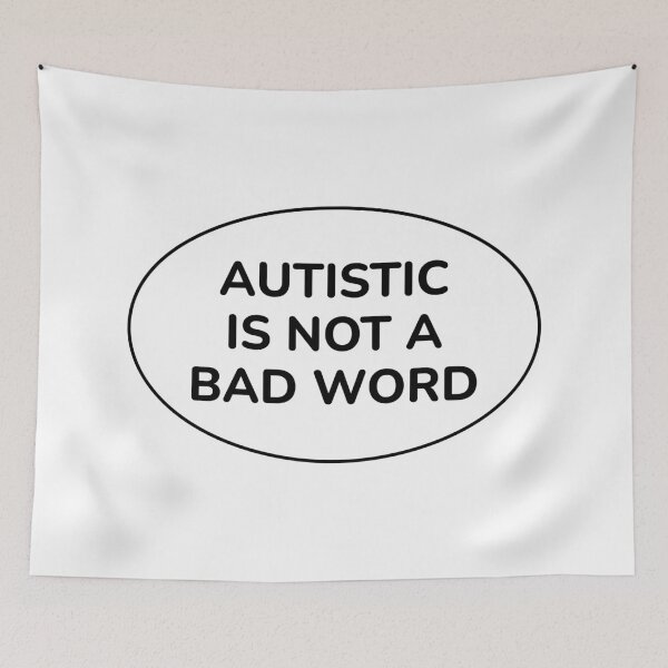 Item preview, Autistic Is Not A Bad Word - Down Syndrome Autism designed and sold by Inspirationmotivation.